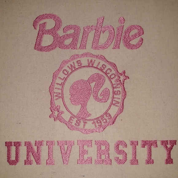 (New) Barbie Embroidered Eco Friendly Tote - Picture 2 of 5